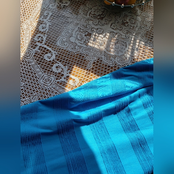 NWOT lularoe flounder blue summer layering dress - Picture 9 of 16